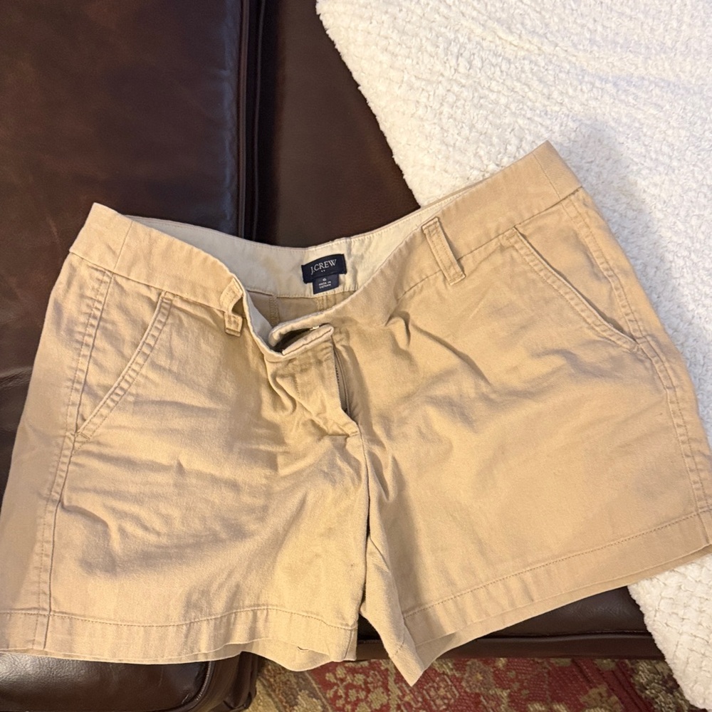 J. Crew Beige Chino Bermuda Shorts